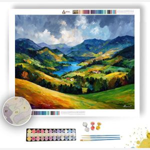 SALZKAMMERGUT HILLS - Paint by Numbers Full Kit
