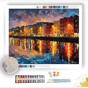 DUBLIN RIVER DUSK - Paint by Numbers Full Kit