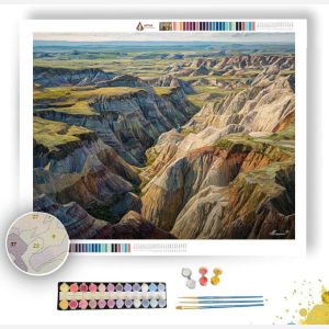 BADLANDS OPEN FORM - Paint by Numbers Full Kit