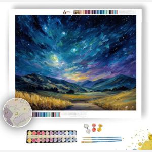 IRISH NIGHT SKY - Paint by Numbers Full Kit