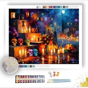 DAY OF THE DEAD GLOW - Paint by Numbers Full Kit