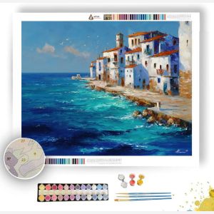 AEGEAN COAST LIGHT - Paint by Numbers Full Kit