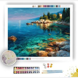 IONIAN COAST MORNING - Paint by Numbers Full Kit