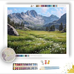 HIGH SIERRA MEADOW - Paint by Numbers Full Kit