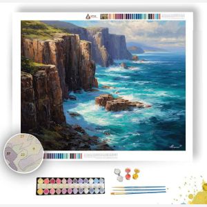 TASMANIAN COAST CLIFFS - Paint by Numbers Full Kit