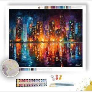 MIRROR LAKE CITY - Paint by Numbers Full Kit
