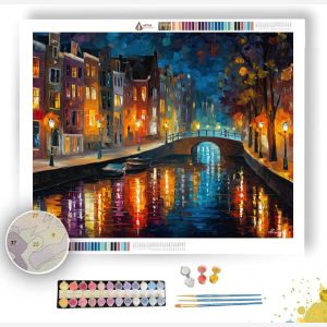 LANTERN CANAL CITY - Paint by Numbers Full Kit
