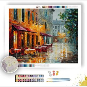 VIENNA CAFE STREET - Paint by Numbers Full Kit