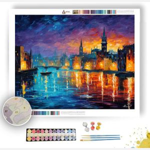 TWILIGHT TIDE CITY - Paint by Numbers Full Kit