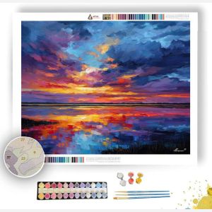 MANITOBA LAKE SKY - Paint by Numbers Full Kit