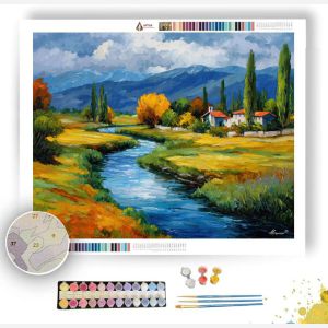 ARGENTINE RIVER CURVE - Paint by Numbers Full Kit