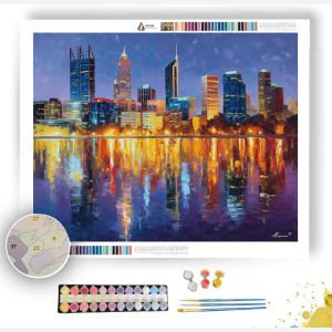 PERTH RIVER EVENING - Paint by Numbers Full Kit