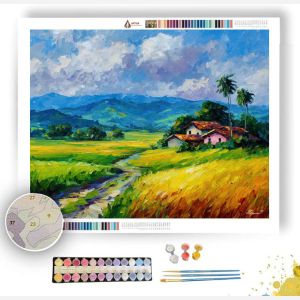 COSTA RICAN COUNTRYSIDE - Paint by Numbers Full Kit