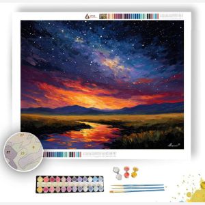DUTCH NIGHT SKY - Paint by Numbers Full Kit