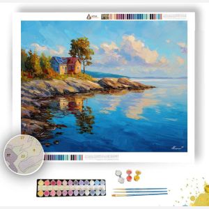 SWEDISH ISLAND SHORE - Paint by Numbers Full Kit