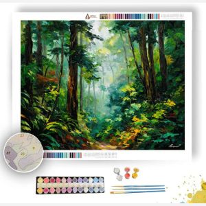 WEST COAST RAINFOREST - Paint by Numbers Full Kit