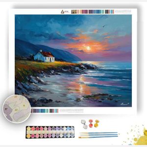 IRISH COAST DAWN - Paint by Numbers Full Kit
