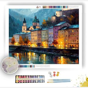 SALZBURG OLD TOWN - Paint by Numbers Full Kit