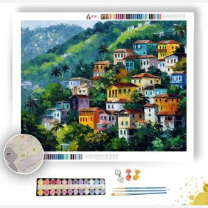 RIO HILLSIDE HOMES - Paint by Numbers Full Kit