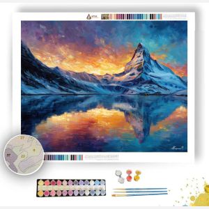 MATTERHORN MORNING - Paint by Numbers Full Kit