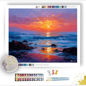 TURKISH COAST SUNSET - Paint by Numbers Full Kit