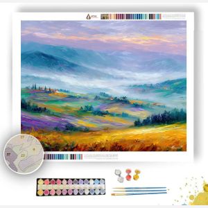 FRENCH MORNING FOG - Paint by Numbers Full Kit