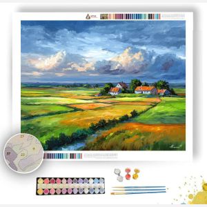 DANISH COUNTRYSIDE FIELDS - Paint by Numbers Full Kit