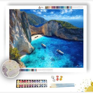 NAVAGIO BEACH - Paint by Numbers Full Kit