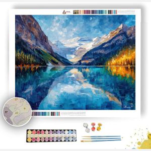 LAKE LOUISE LIGHT - Paint by Numbers Full Kit