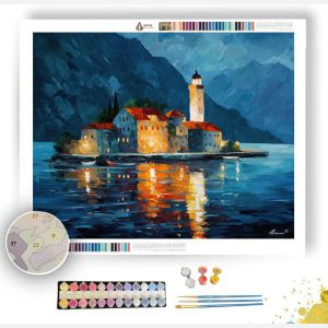 NORWEGIAN ISLAND LIGHT - Paint by Numbers Full Kit