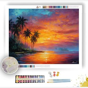 DARWIN TROPICAL SHORE - Paint by Numbers Full Kit