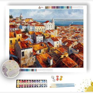ALFAMA ROOFTOPS - Paint by Numbers Full Kit