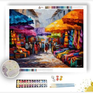 PERUVIAN MARKET MORNING - Paint by Numbers Full Kit