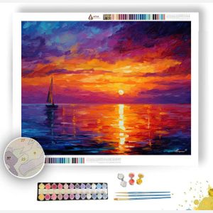 PACIFIC COAST SUNSET - Paint by Numbers Full Kit