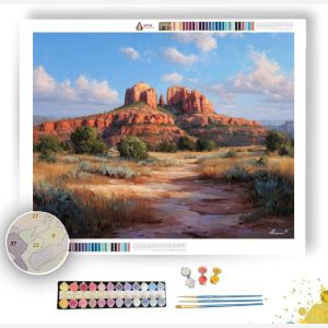 SEDONA RED SILENCE - Paint by Numbers Full Kit