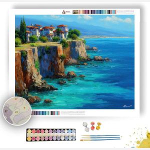 ANTALYA COAST CLIFFS - Paint by Numbers Full Kit