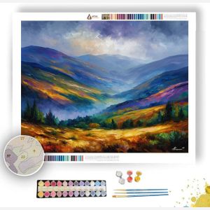 WICKLOW MOUNTAINS MIST - Paint by Numbers Full Kit