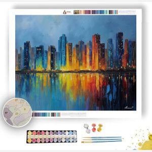 SAO PAULO SKYLINE - Paint by Numbers Full Kit
