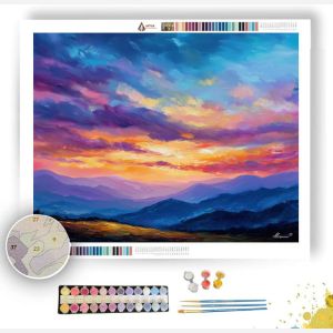 SWEDISH MOUNTAIN RIDGE - Paint by Numbers Full Kit