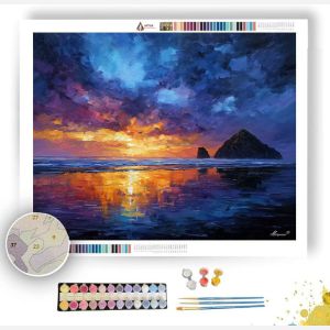 PIHA BLACK SAND - Paint by Numbers Full Kit