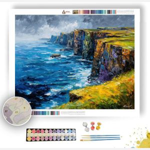ICELANDIC COAST CLIFFS - Paint by Numbers Full Kit