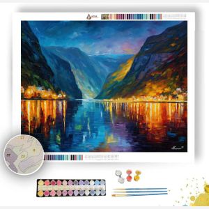 GEIRANGER FJORD MIST - Paint by Numbers Full Kit