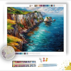 PERUVIAN COAST CLIFFS - Paint by Numbers Full Kit