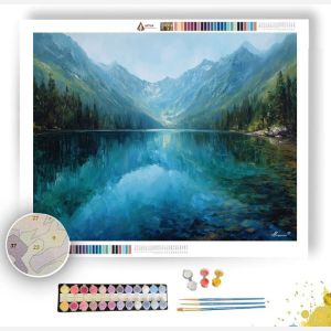 NELSON LAKES STILLNESS - Paint by Numbers Full Kit