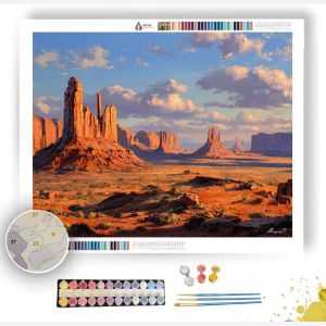 MONUMENT VALLEY DAWN - Paint by Numbers Full Kit