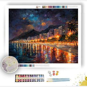 RIO NIGHT LIGHTS - Paint by Numbers Full Kit