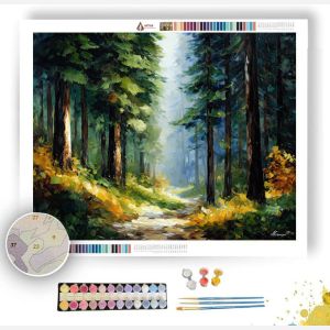 AUSTRIAN FOREST PATH - Paint by Numbers Full Kit