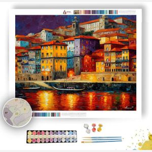 PORTO RIVERFRONT - Paint by Numbers Full Kit