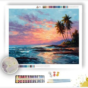 BRAZILIAN COAST DAWN - Paint by Numbers Full Kit