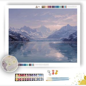 ALASKAN GLACIER BAY - Paint by Numbers Full Kit
